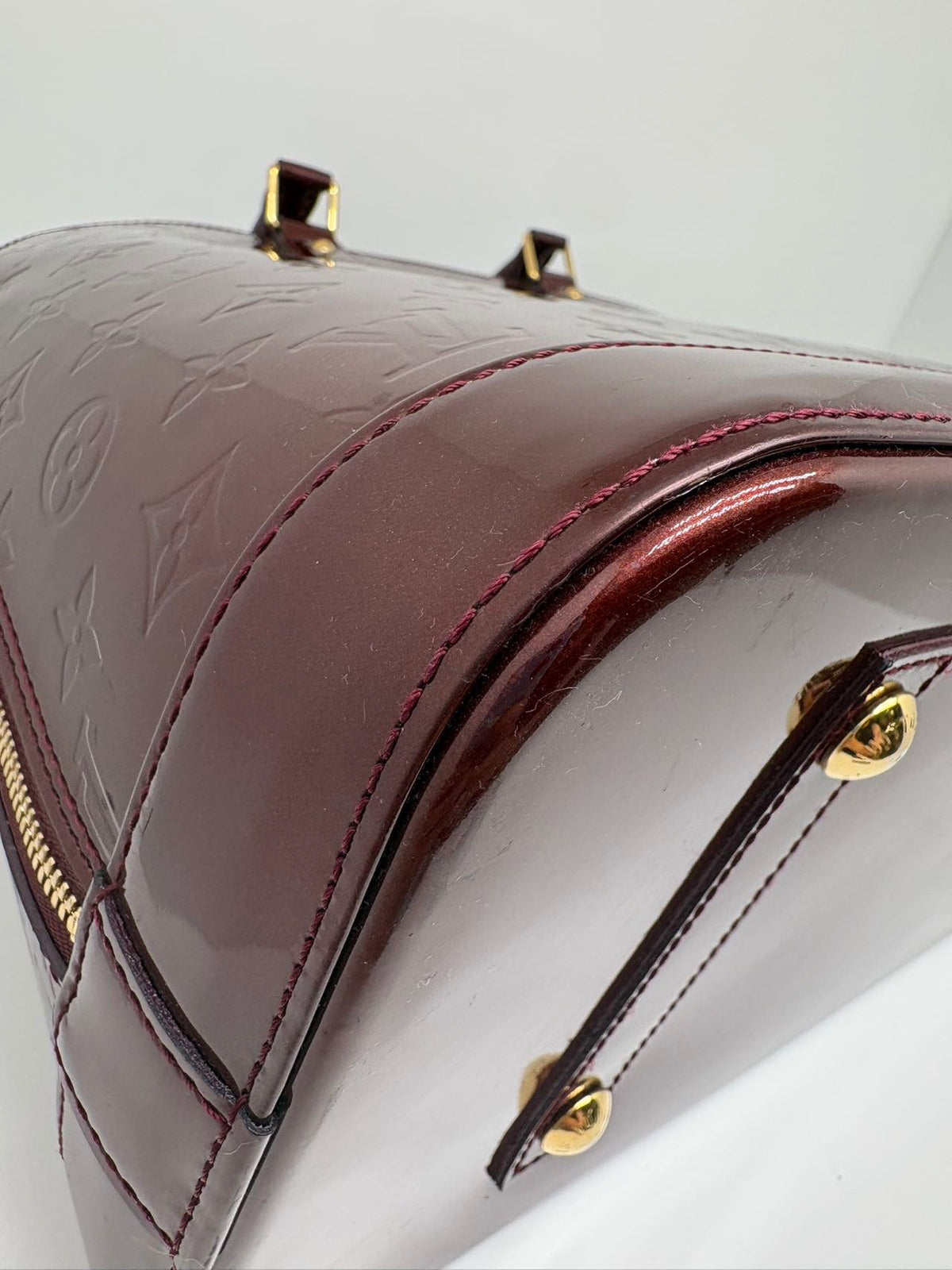 Louis Vuitton - Alma - Patent leather - Burgundy