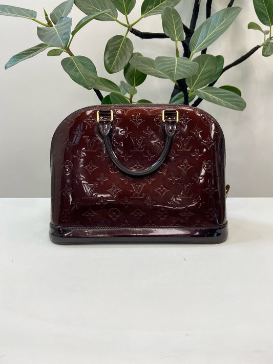 Louis Vuitton - Alma - Patent leather - Burgundy - (large)