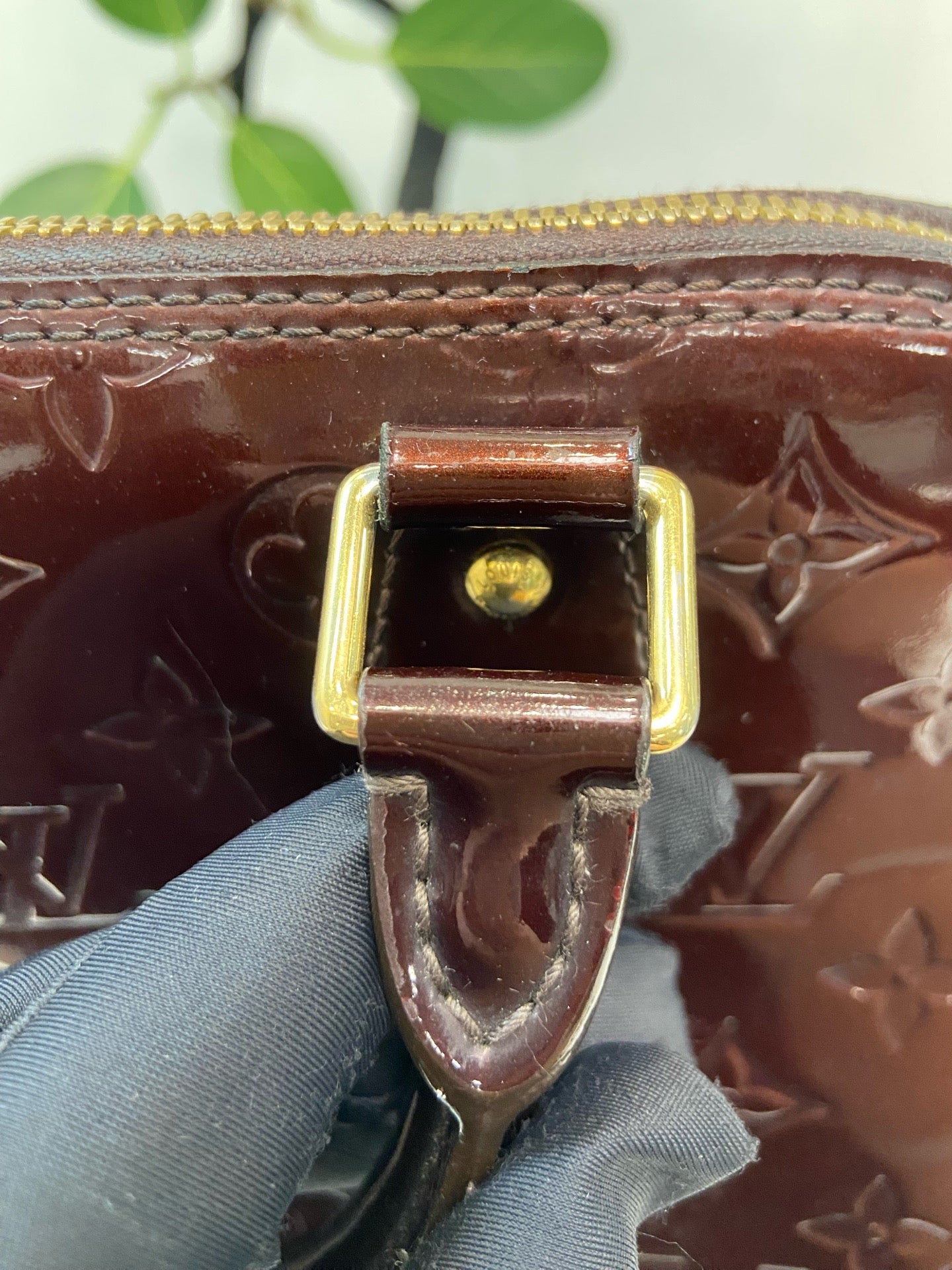 Louis Vuitton - Alma - Patent leather - Burgundy - (large)