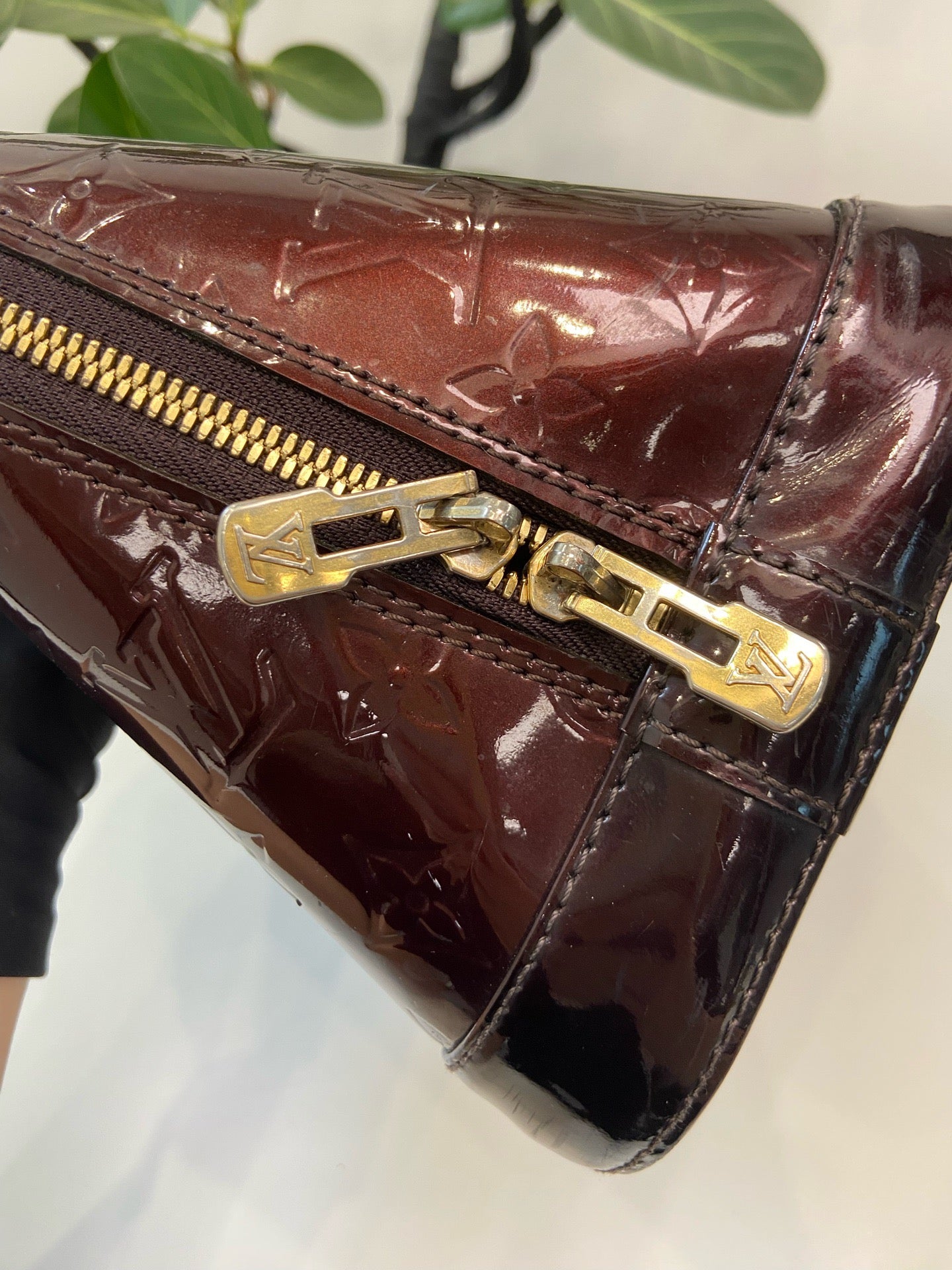 Louis Vuitton - Alma - Patent leather - Burgundy - (large)