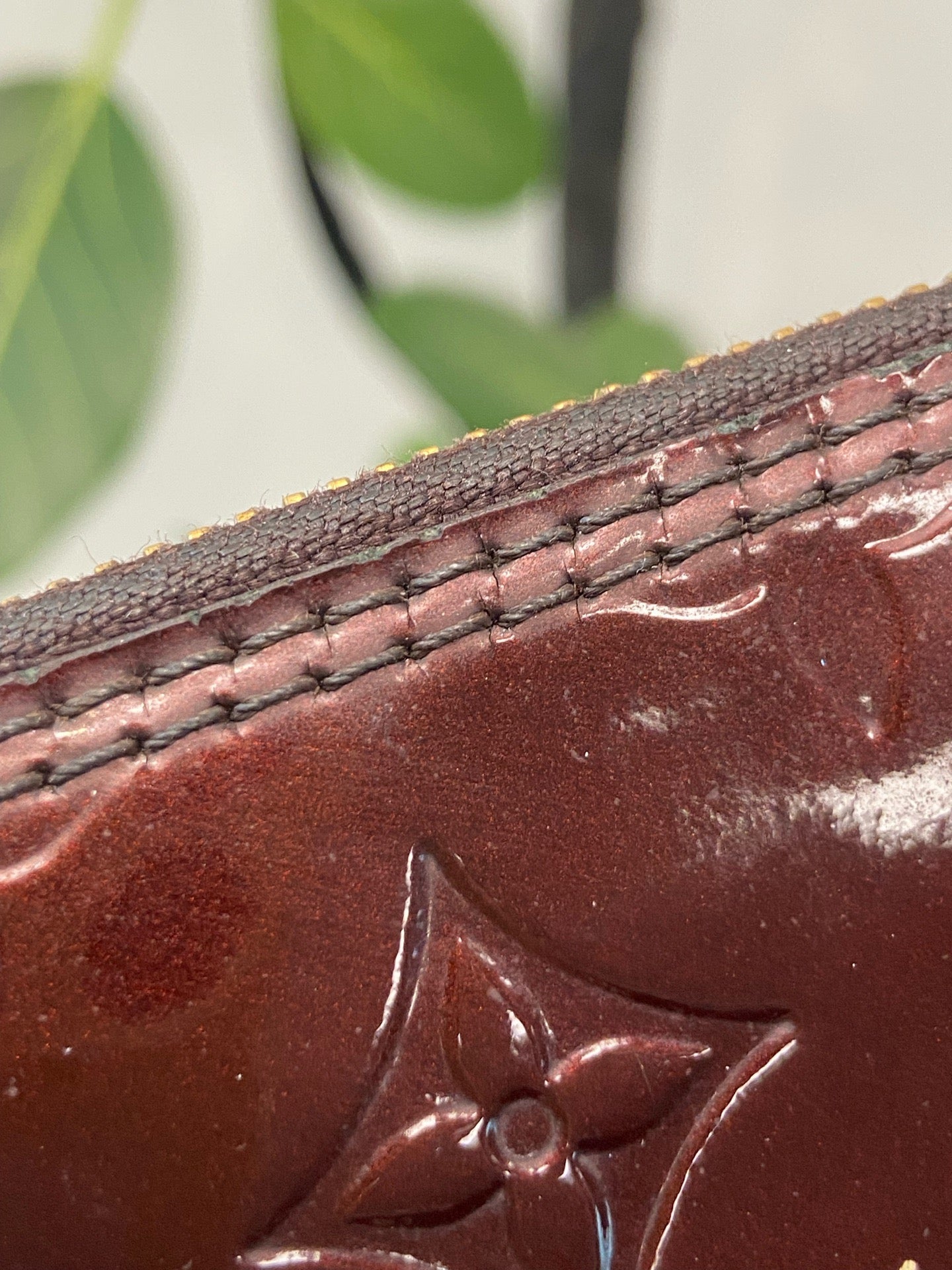 Louis Vuitton - Alma - Patent leather - Burgundy - (large)
