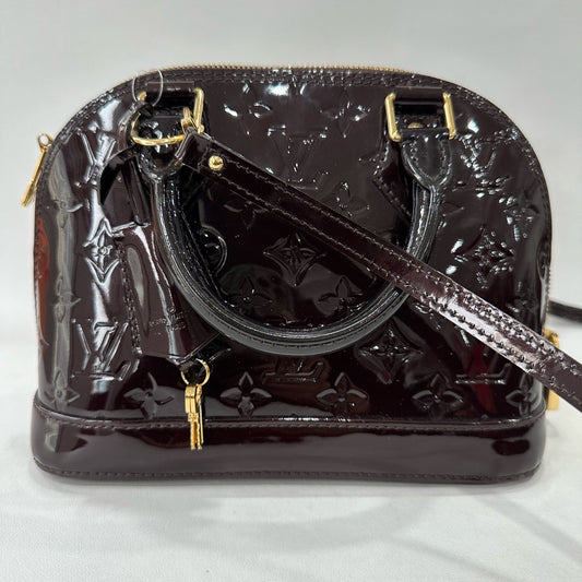 Louis Vuitton - Alma - Patent leather - Burgundy - (small)