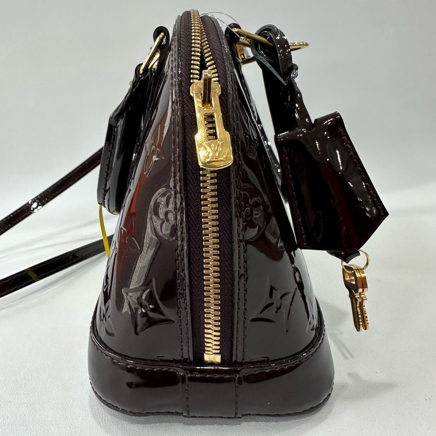 Louis Vuitton - Alma - Patent leather - Burgundy - (small)