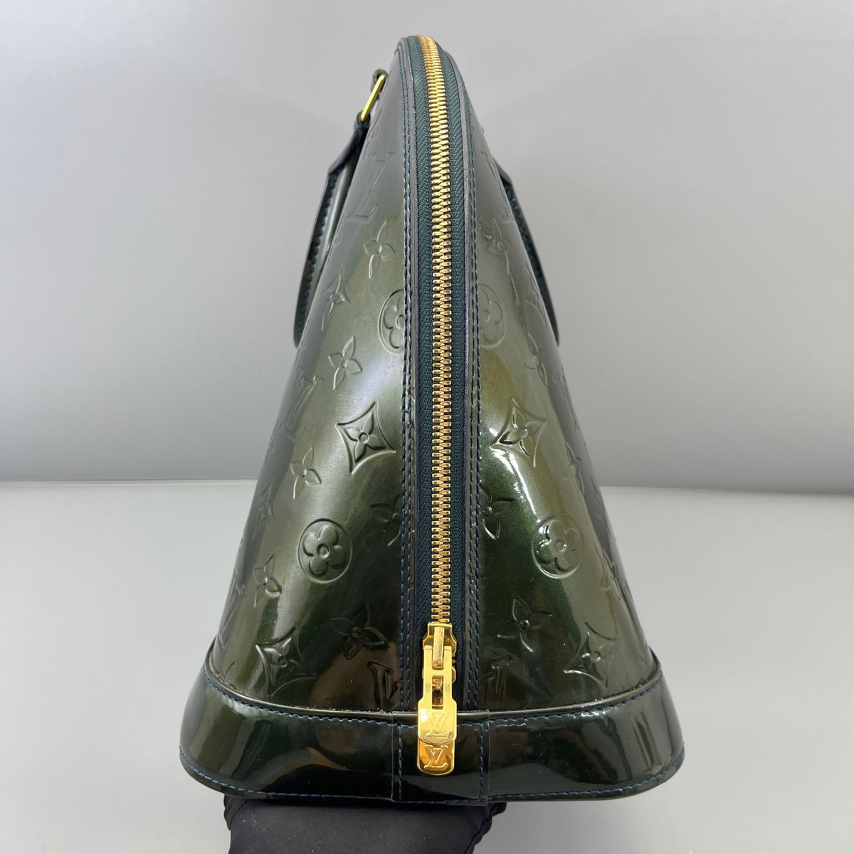 Louis Vuitton - Alma - Patent leather - Green - (large)