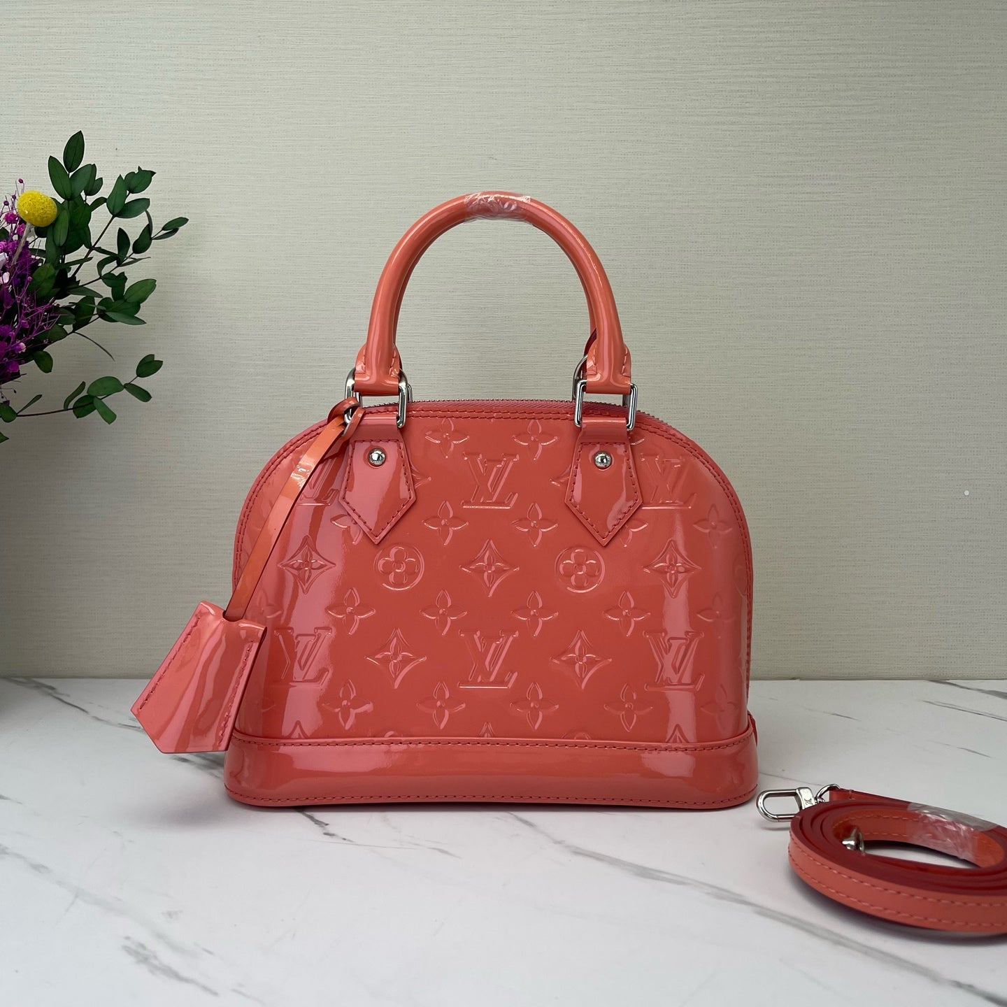 Louis Vuitton - Alma - Patent leather - Pink - (mini)