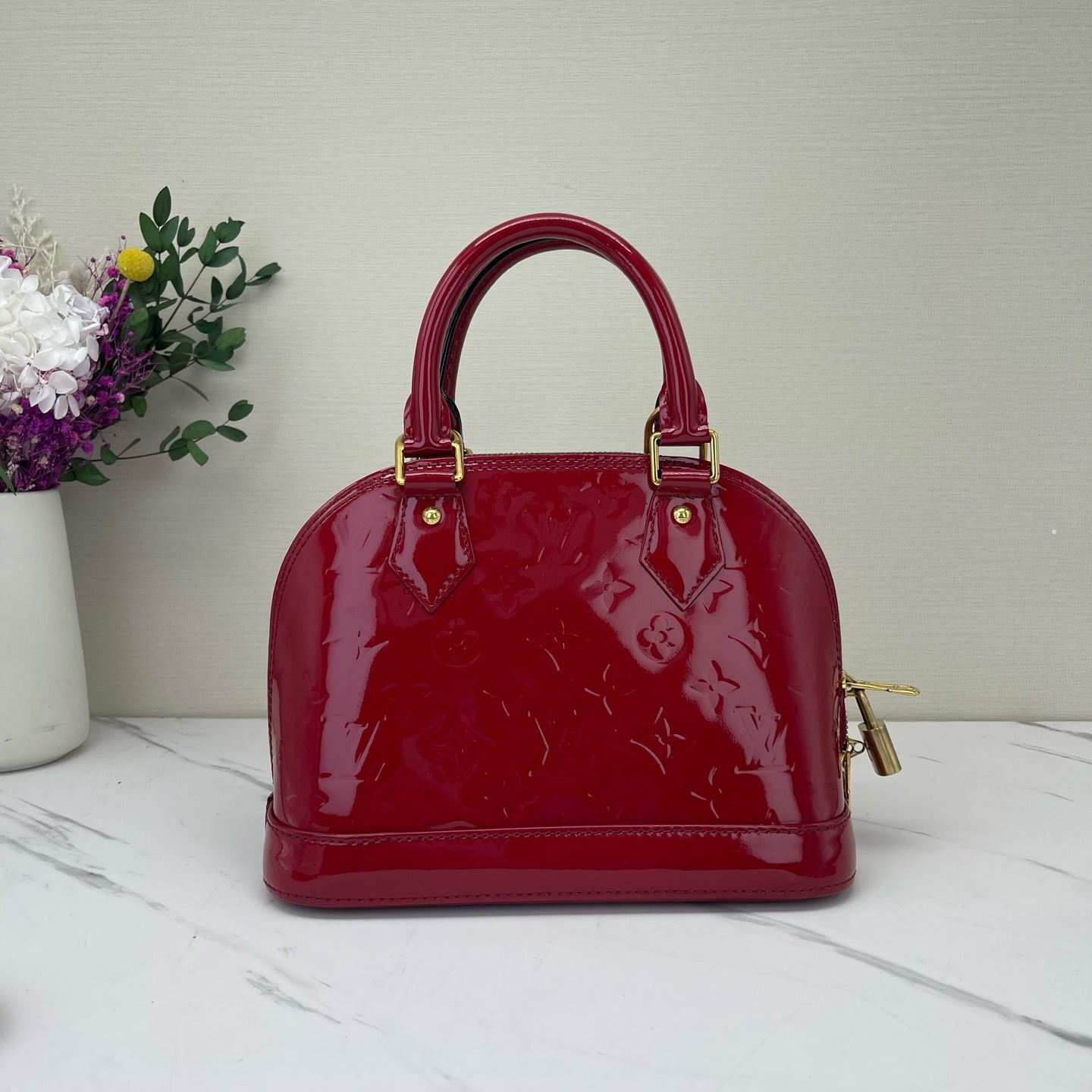 Louis Vuitton - Alma - Patent leather - Red - (mini)