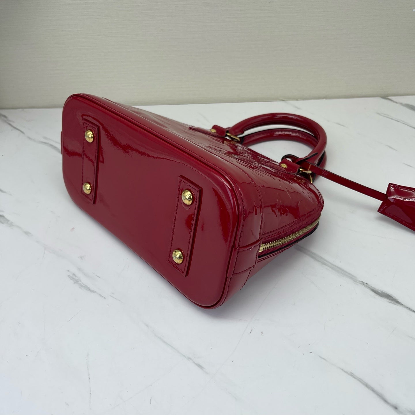 Louis Vuitton - Alma - Patent leather - Red - (mini)