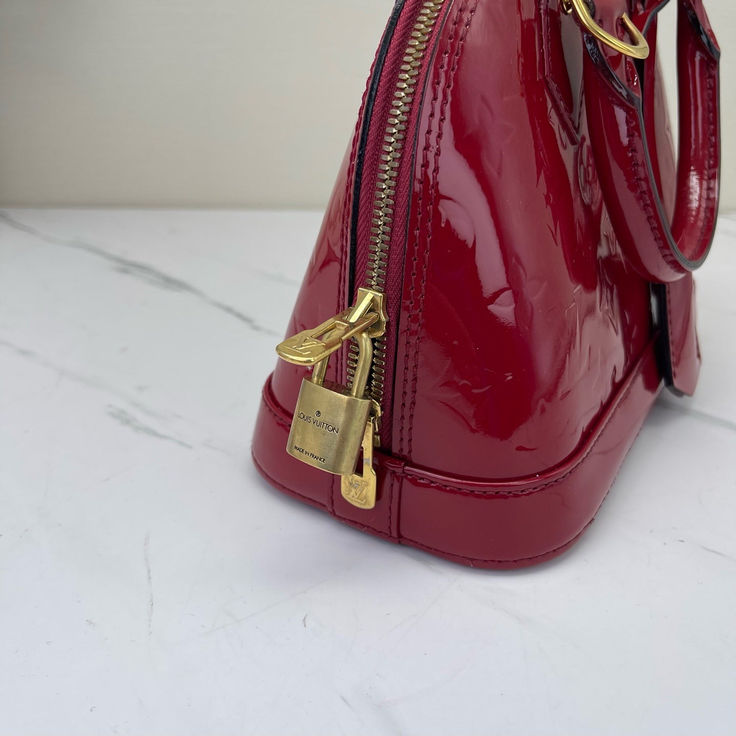 Louis Vuitton - Alma - Patent leather - Red - (mini)