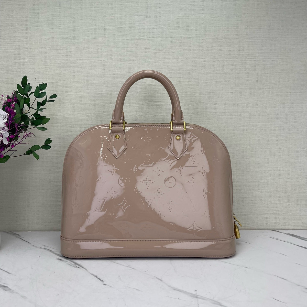Louis Vuitton - Alma Small - Patent leather - Beige - (Small)