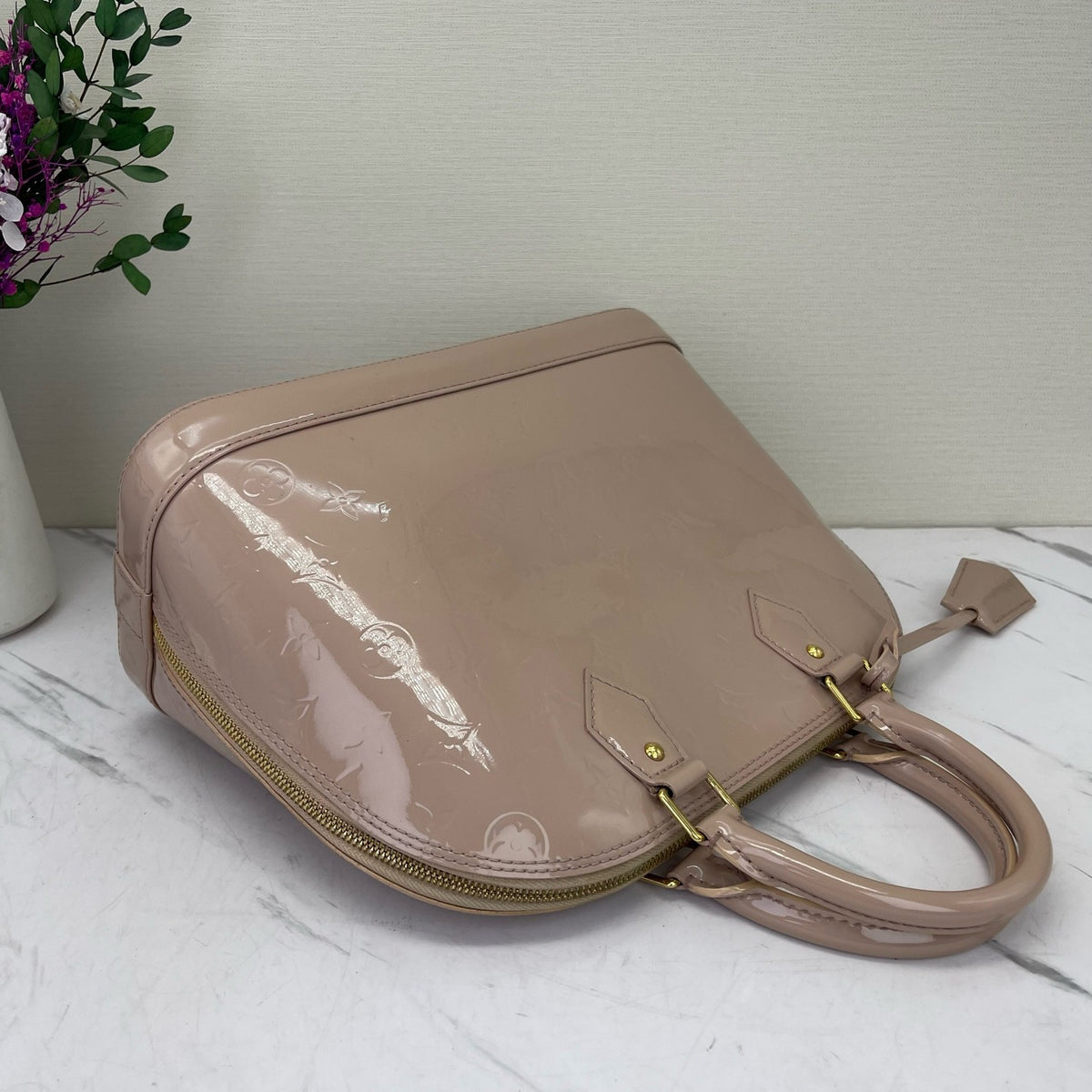 Louis Vuitton - Alma Small - Patent leather - Beige - (Small)