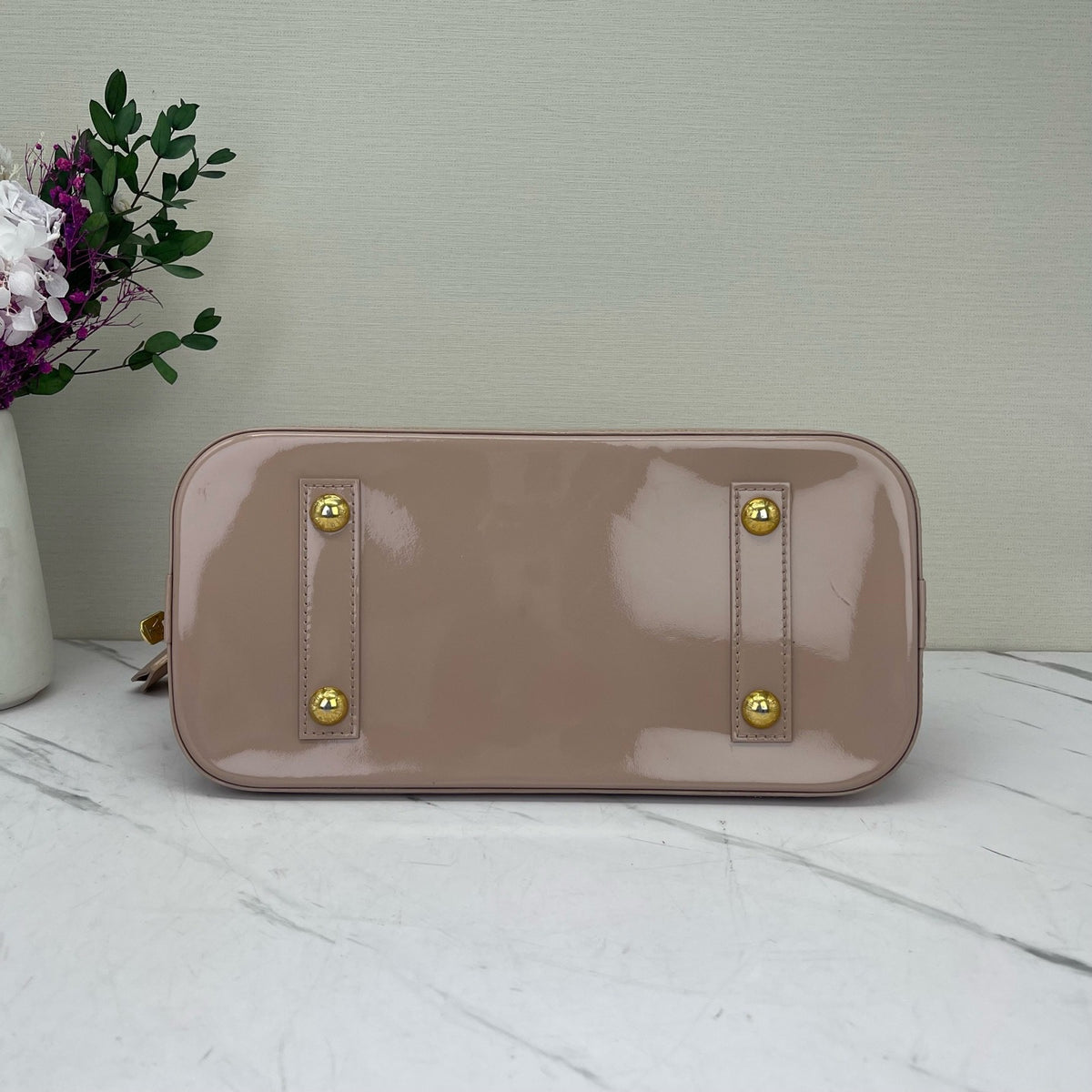 Louis Vuitton - Alma Small - Patent leather - Beige - (Small)