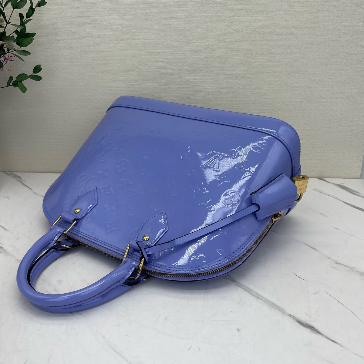 Louis Vuitton - Alma Small - Patent leather - Purple - (small)