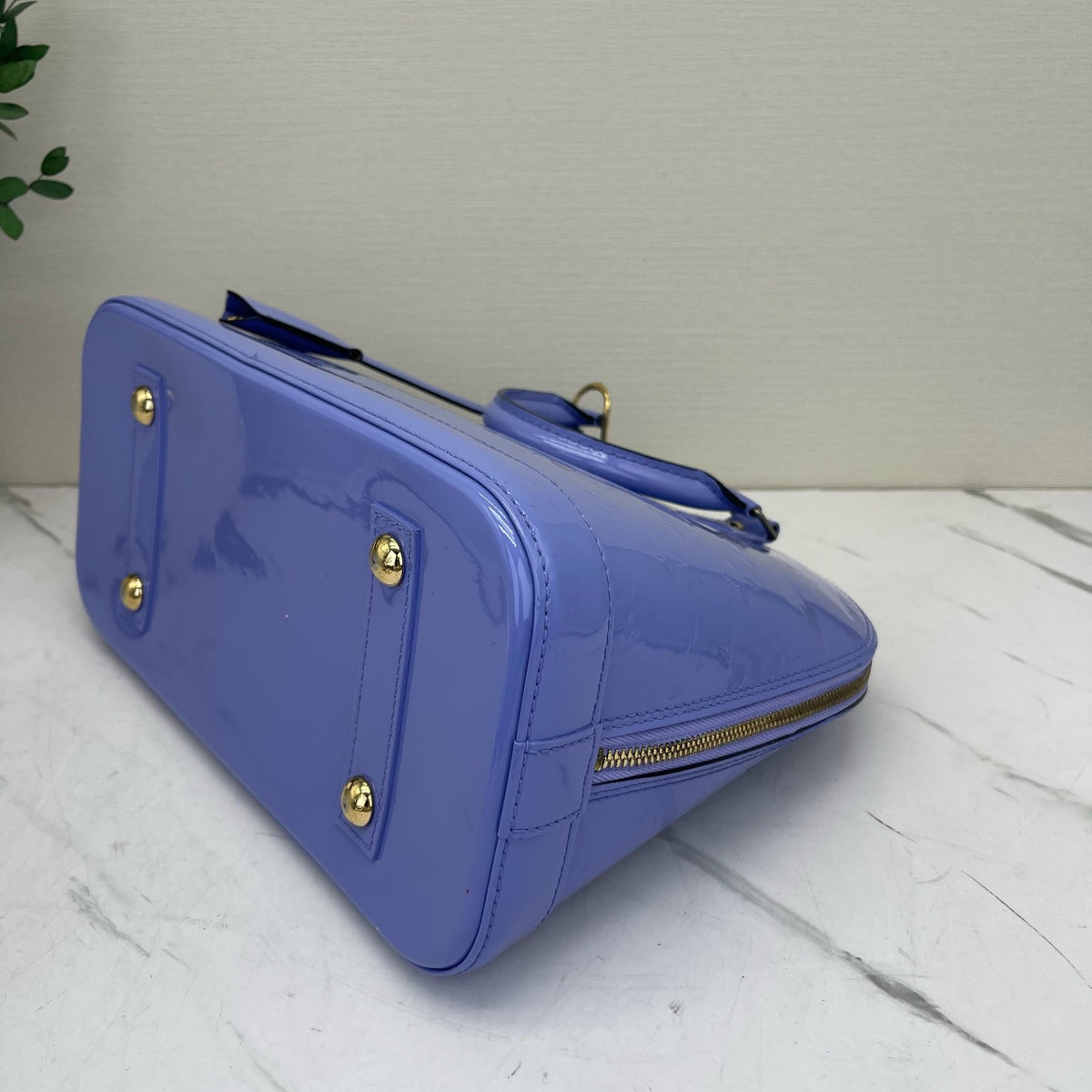 Louis Vuitton - Alma Small - Patent leather - Purple - (small)
