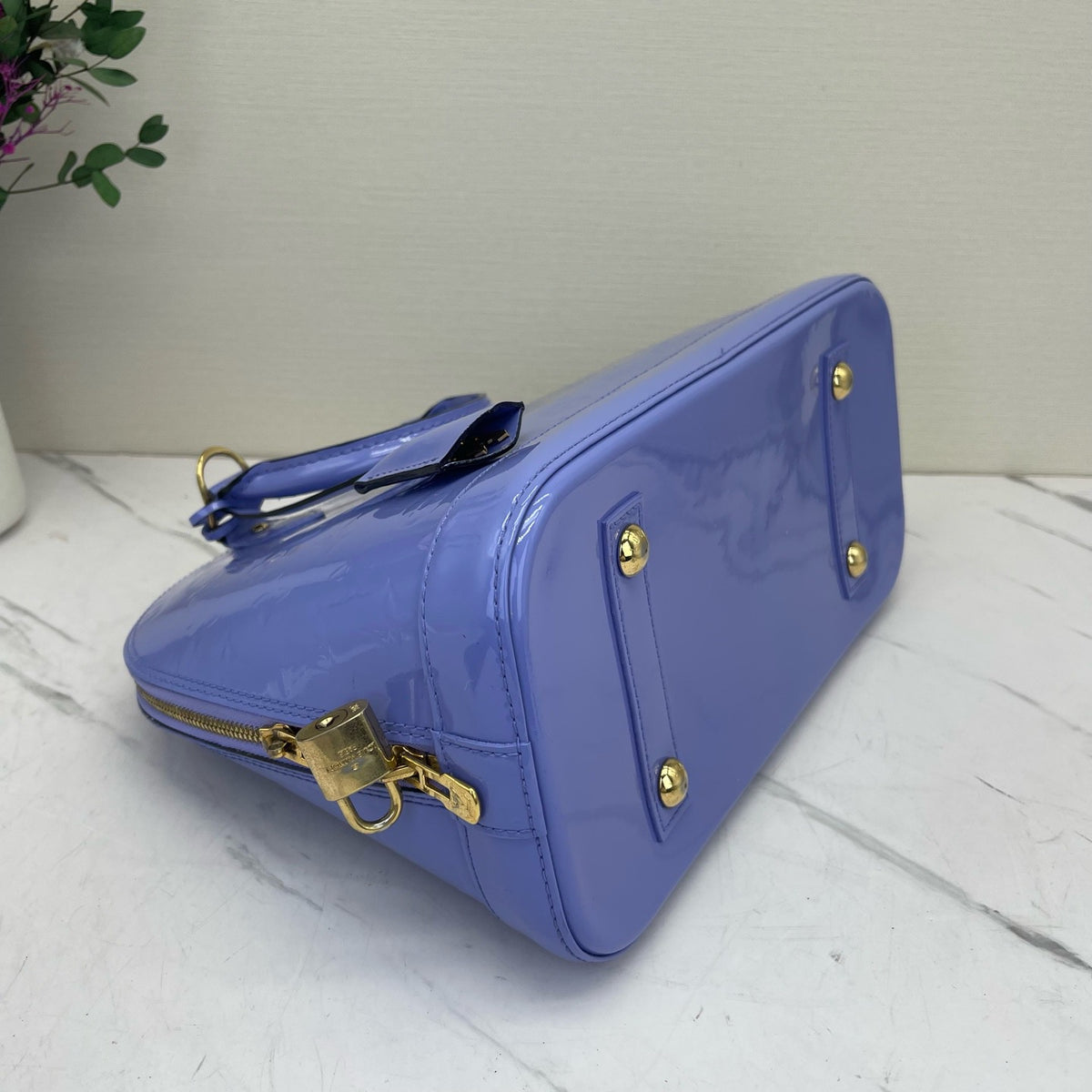 Louis Vuitton - Alma Small - Patent leather - Purple - (small)