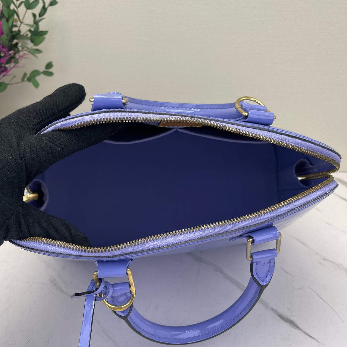 Louis Vuitton - Alma Small - Patent leather - Purple - (small)