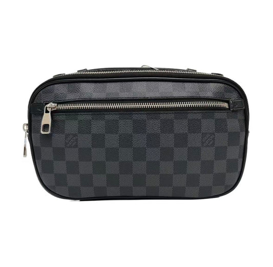 Louis Vuitton - Ambler - Coated canvas with leather trim - Black - (Small)