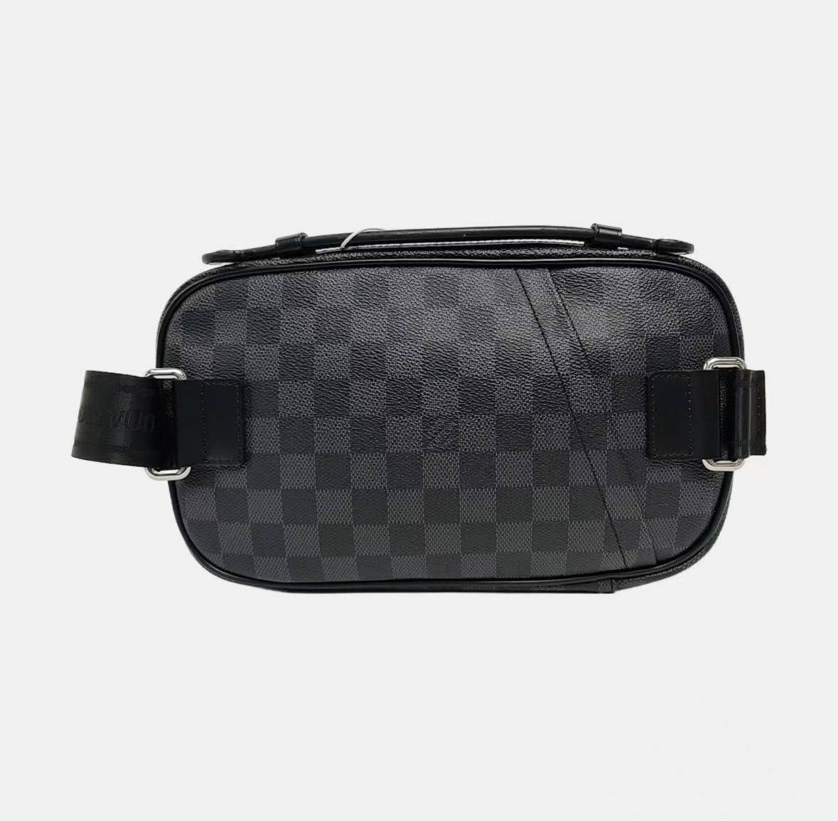 Louis Vuitton - Ambler - Coated canvas with leather trim - Black - (Small)