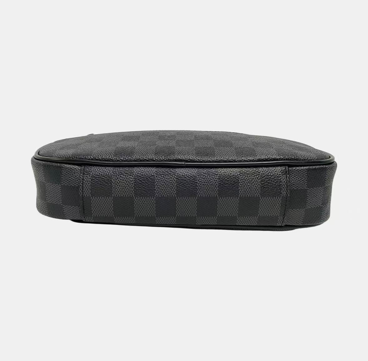 Louis Vuitton - Ambler - Coated canvas with leather trim - Black - (Small)