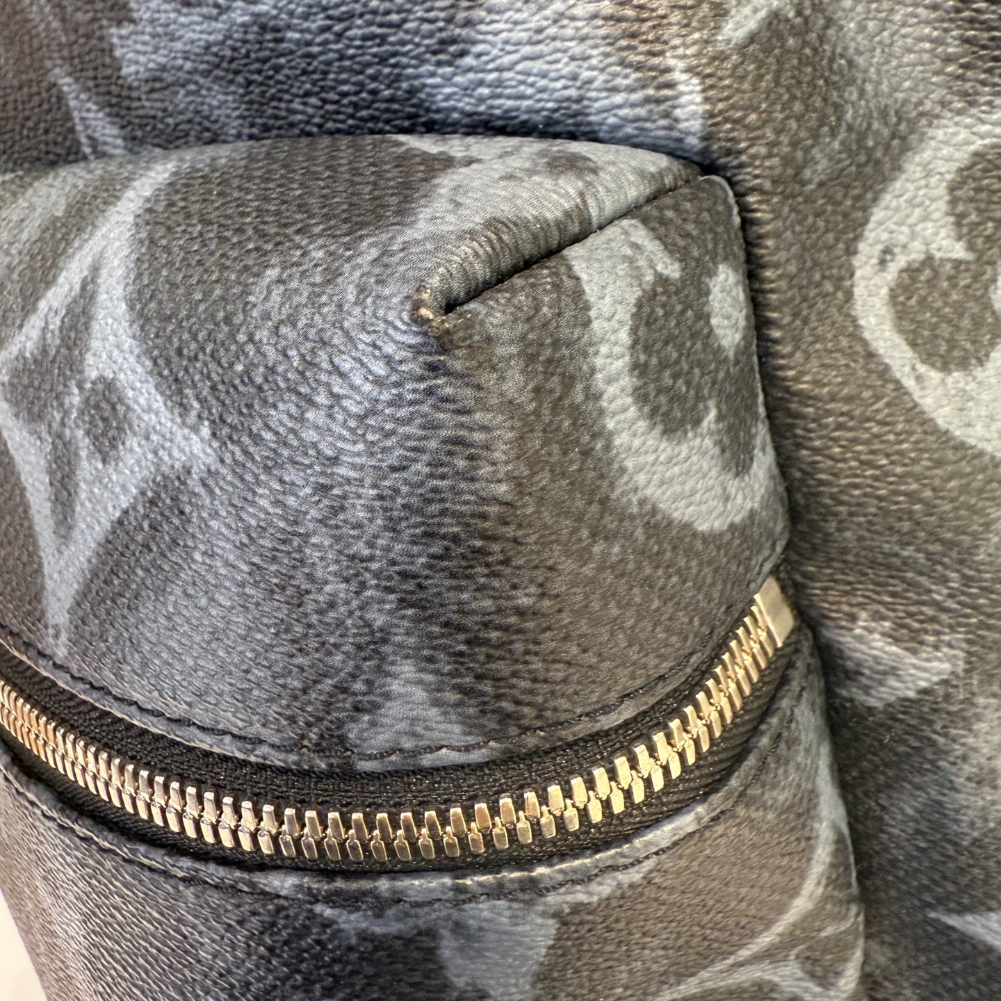 Louis Vuitton - Apollo Backpack - Coated canvas with leather trim - Black - (Medium)
