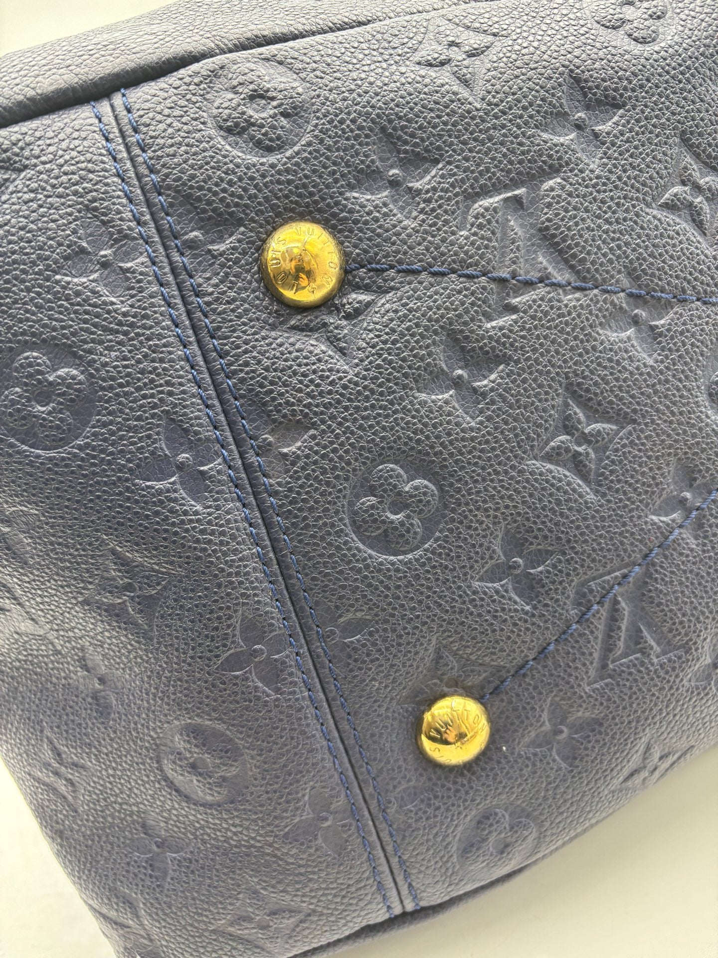 Louis Vuitton - Artsy MM - Monogram Empreinte Leather - Blue - (Large)