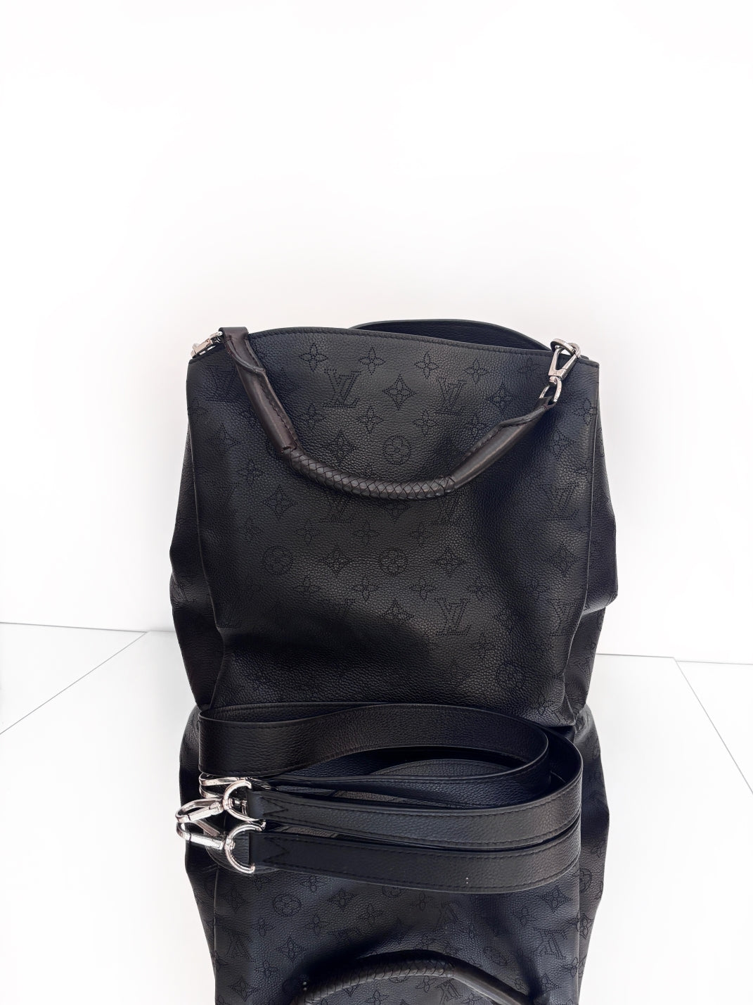 Louis Vuitton - Babylone Chain BB - Leather - Black