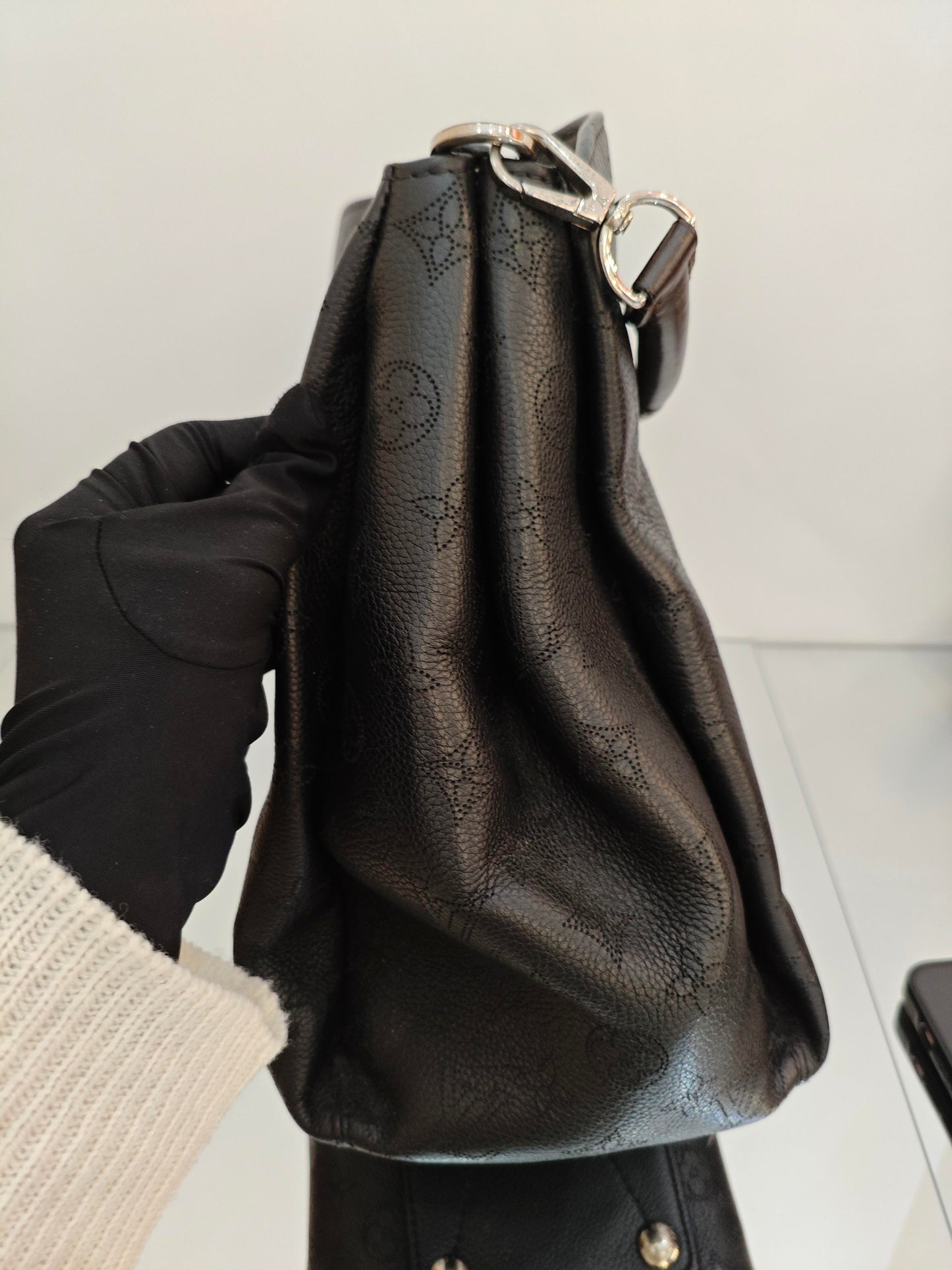 Louis Vuitton - Babylone Chain BB - Leather - Black
