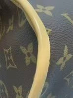 Louis Vuitton - Baguette - Monogram coated canvas with natural Vachetta leather trim and fabric strap - Brown - (small)