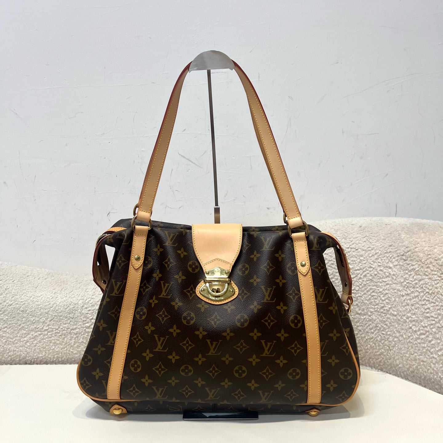 Louis Vuitton - Beverly - Cloth - Brown - (large)