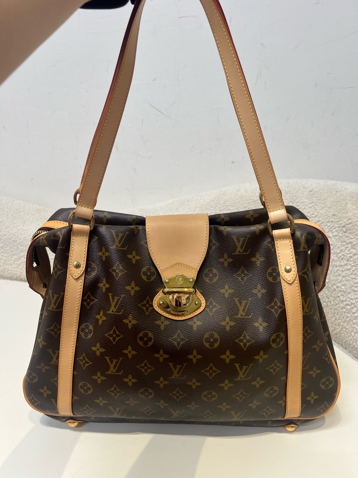Louis Vuitton - Beverly - Cloth - Brown - (large)