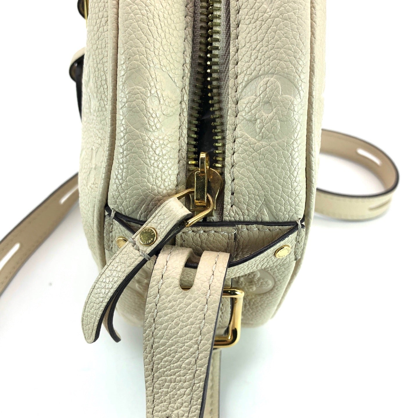 Louis Vuitton - Boite Chapeau Souple - Embossed Monogram Empreinte leather - Beige - (large)