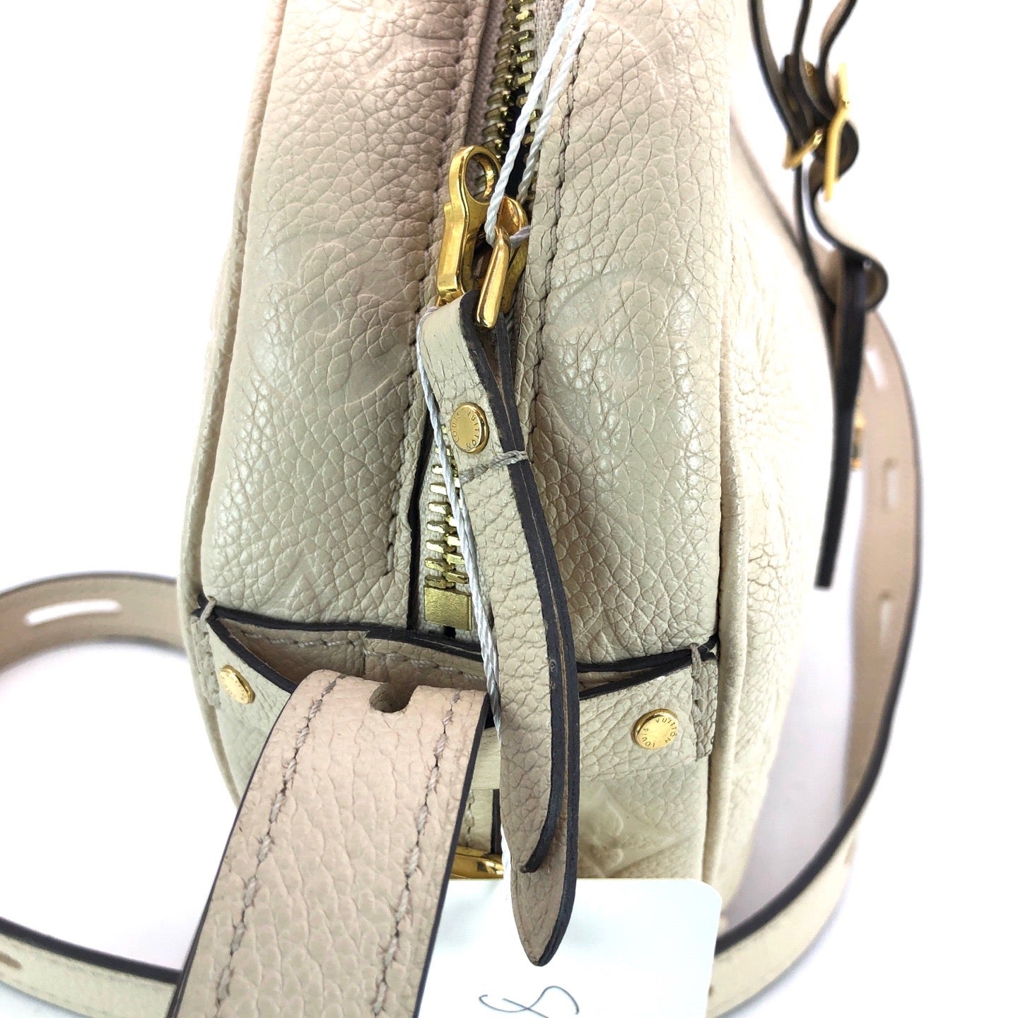 Louis Vuitton - Boite Chapeau Souple - Embossed Monogram Empreinte leather - Beige - (large)