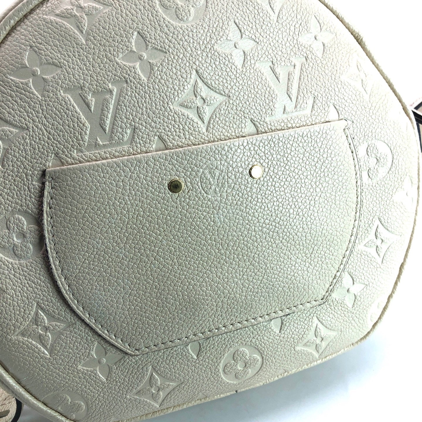 Louis Vuitton - Boite Chapeau Souple - Embossed Monogram Empreinte leather - Beige - (large)