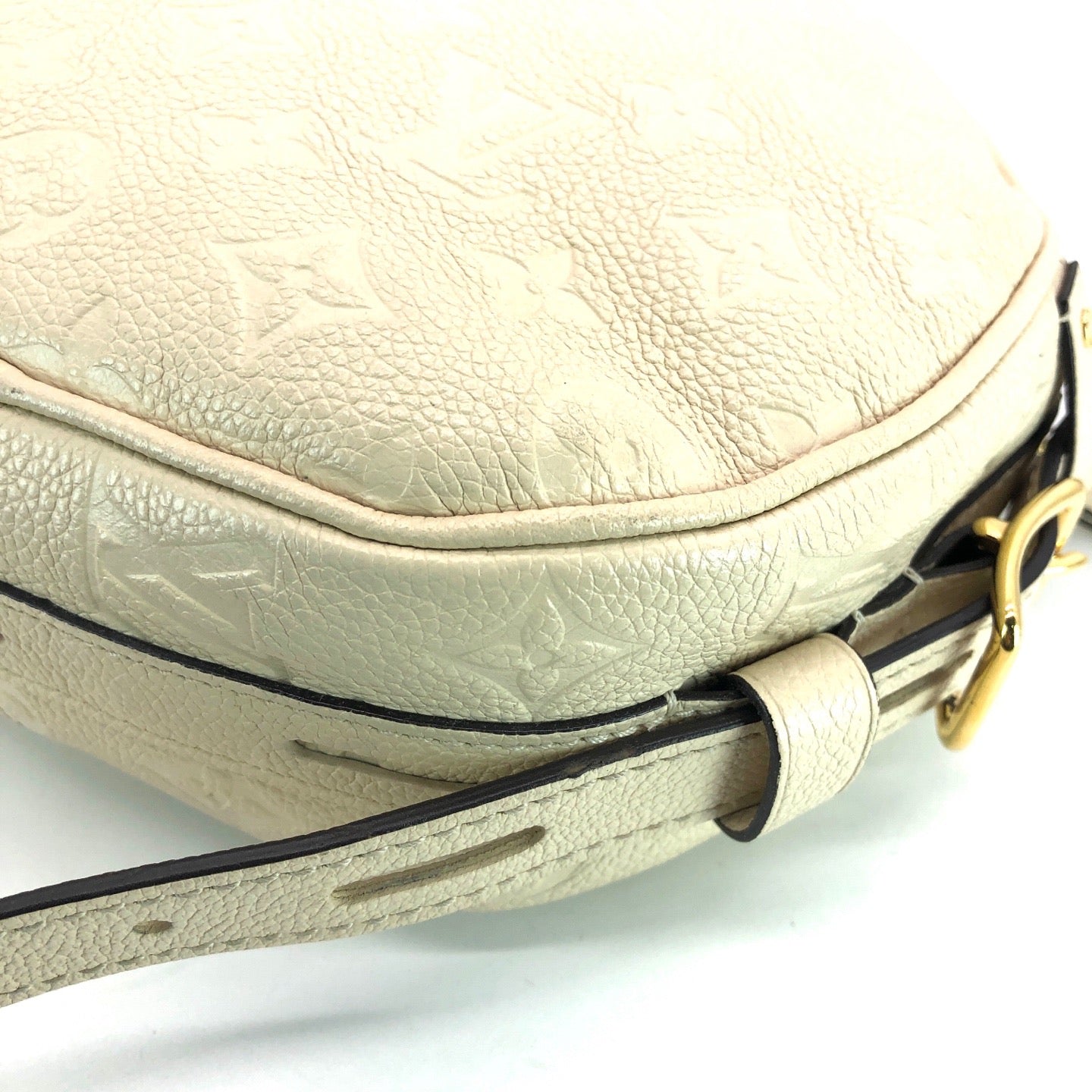 Louis Vuitton - Boite Chapeau Souple - Embossed Monogram Empreinte leather - Beige - (large)