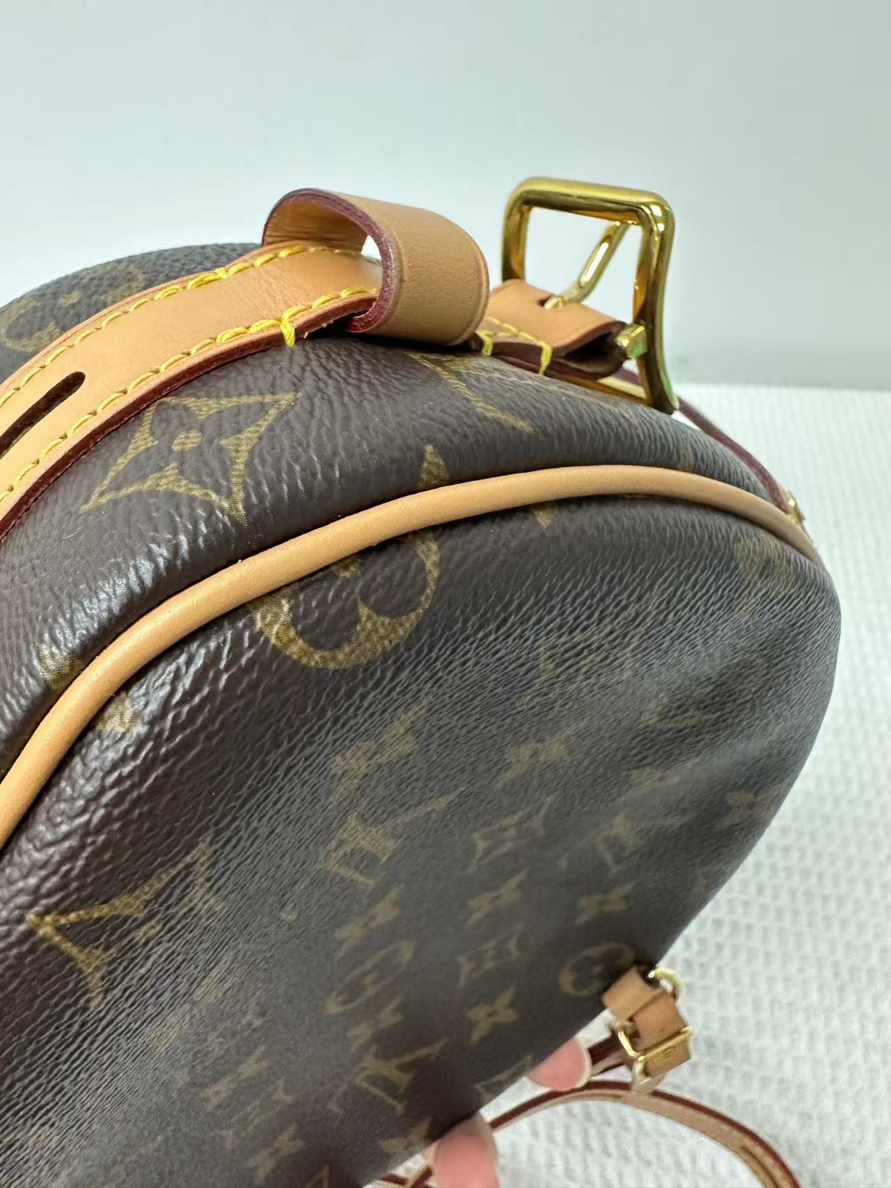 Louis Vuitton - Boite Chapeau Souple - Monogram Canvas with Vachetta leather trim - Brown - (Small)
