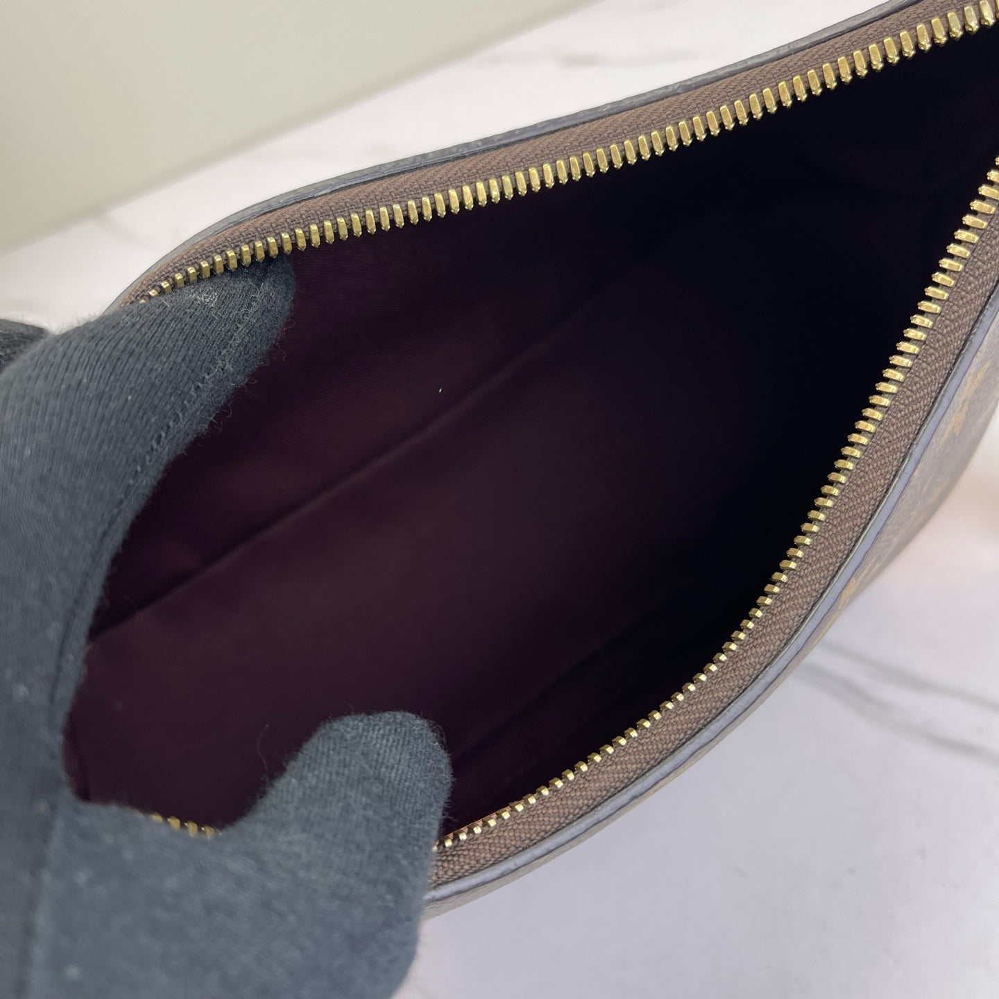 Louis Vuitton - Boulogne - Synthetic - Brown - (medium)