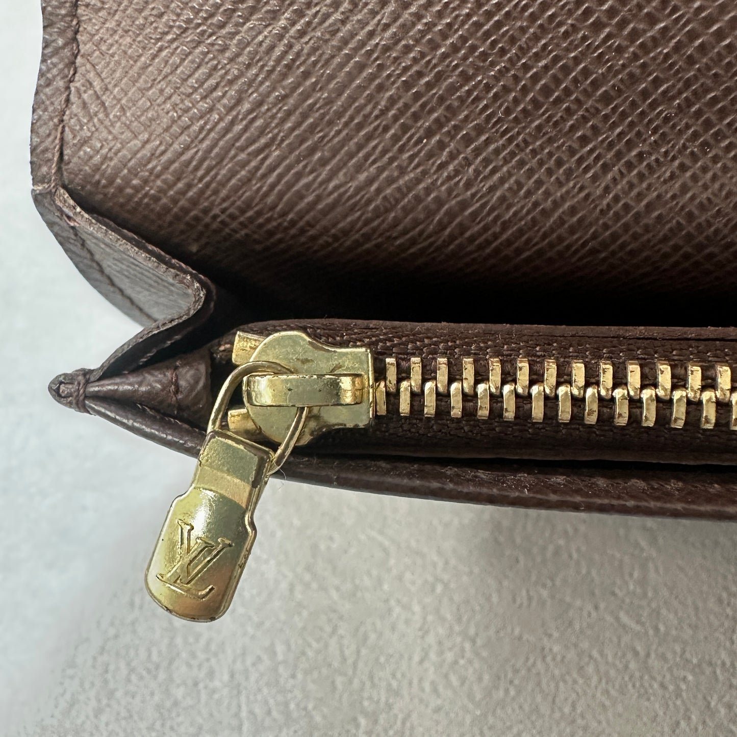 Louis Vuitton - Brazza - Leather - Brown - (large)