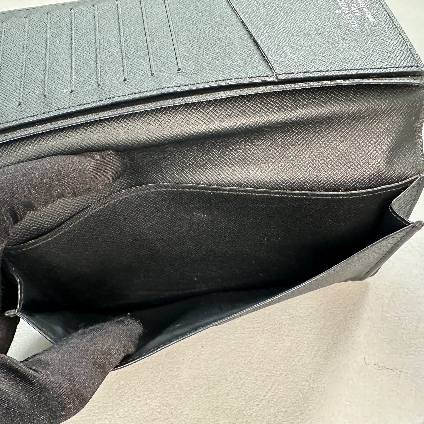 Louis Vuitton - Brazza Wallet - Cloth - Black - (small)
