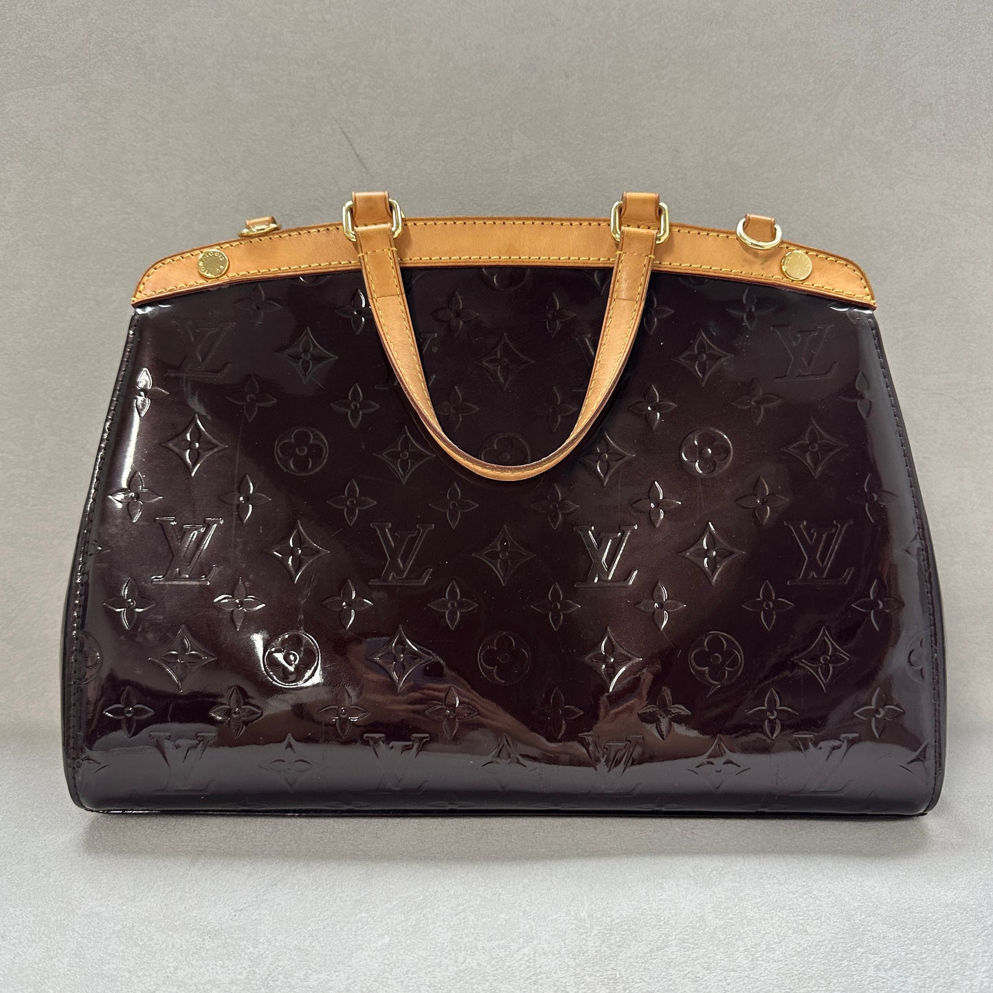 Louis Vuitton - Brea - Patent leather - Burgundy - (small)