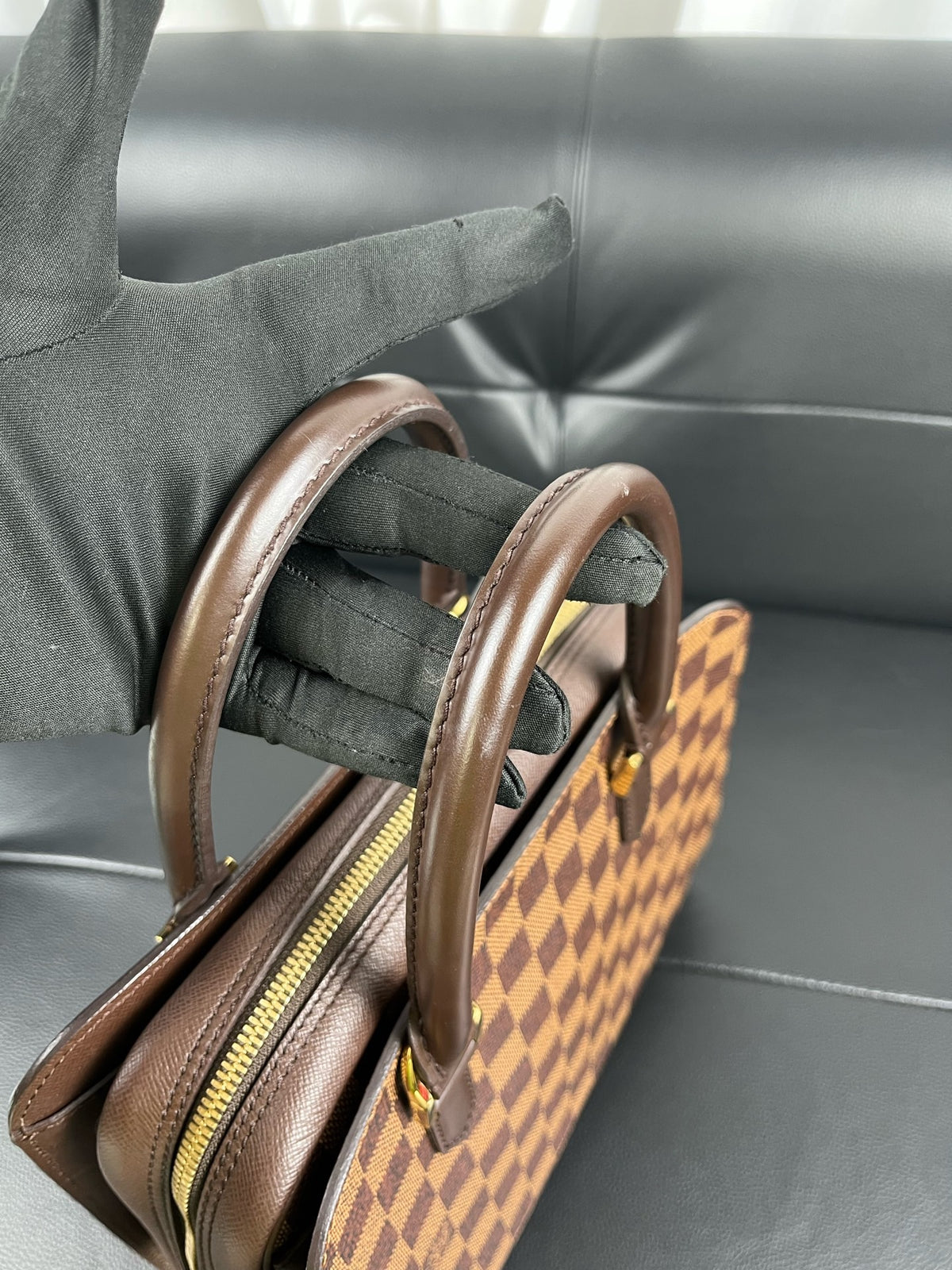 Louis Vuitton - Brera - Cloth - Brown - (Small)