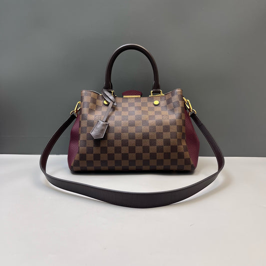 Louis Vuitton - Brittany - Leather - Burgundy - (medium)