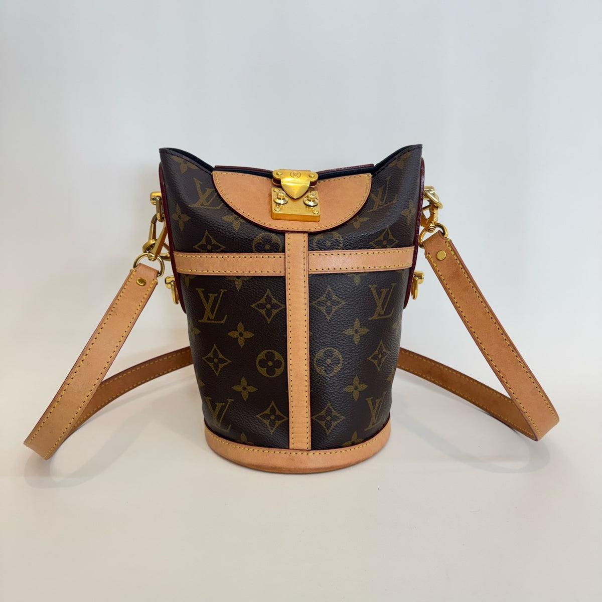 Louis Vuitton - Bucket Bag - Synthetic - Brown - (small)