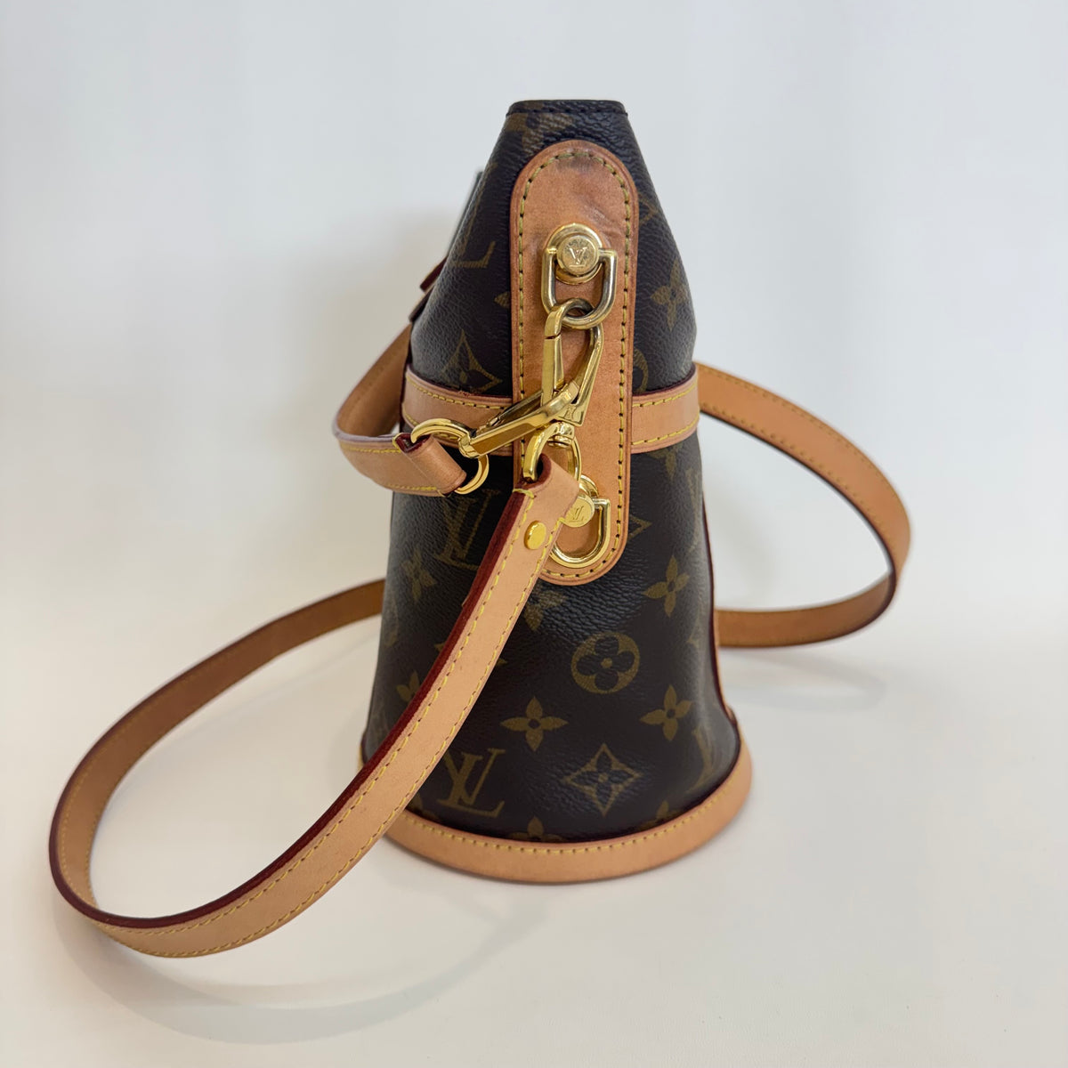 Louis Vuitton - Bucket Bag - Synthetic - Brown - (small)