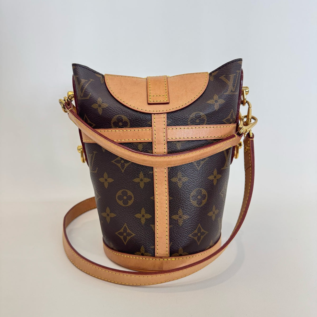 Louis Vuitton - Bucket Bag - Synthetic - Brown - (small)