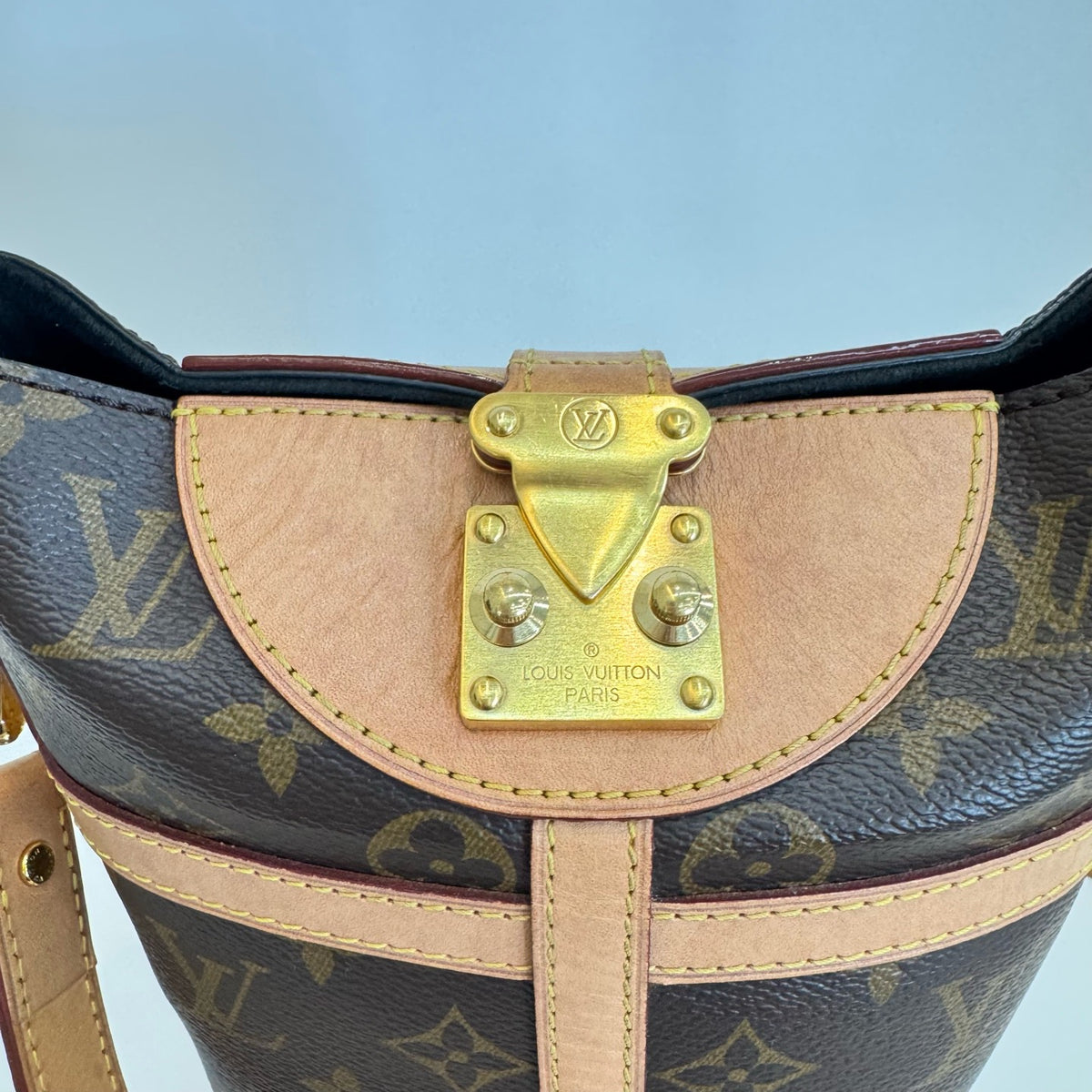 Louis Vuitton - Bucket Bag - Synthetic - Brown - (small)