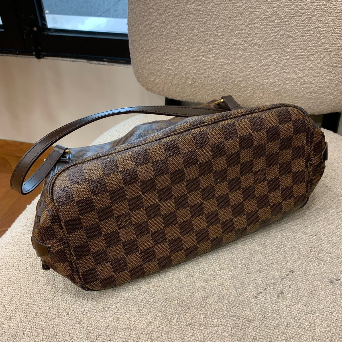 Louis Vuitton - Cabas Rivington - Cloth - Brown