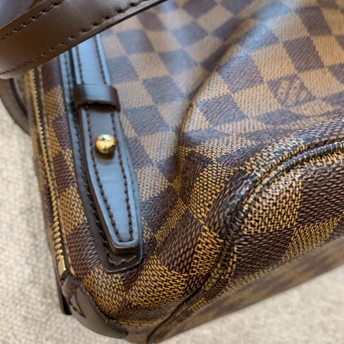 Louis Vuitton - Cabas Rivington - Cloth - Brown