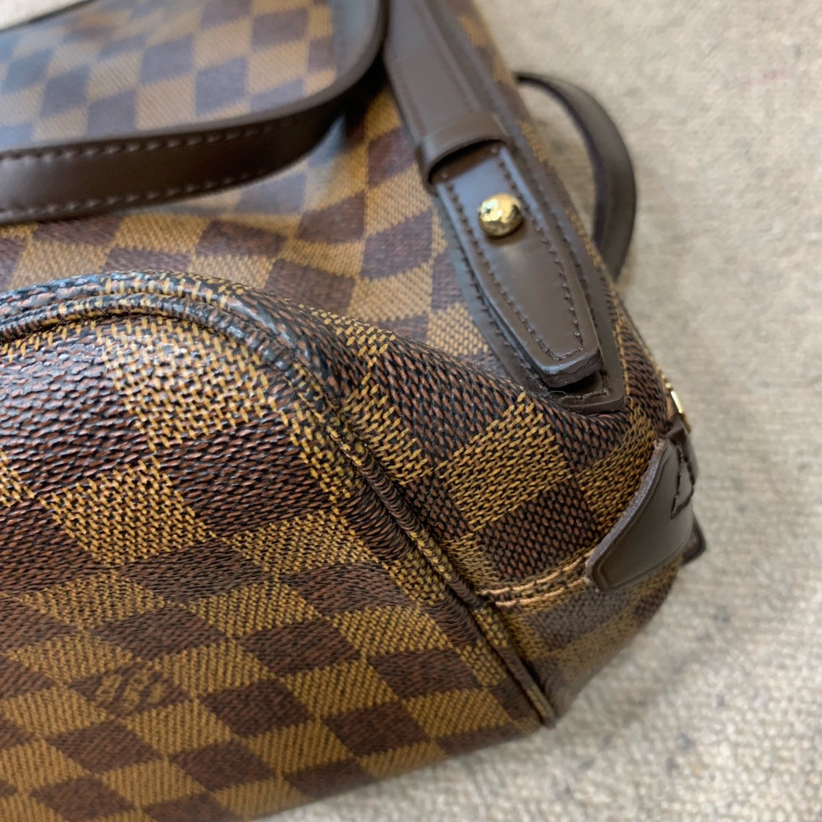 Louis Vuitton - Cabas Rivington - Cloth - Brown