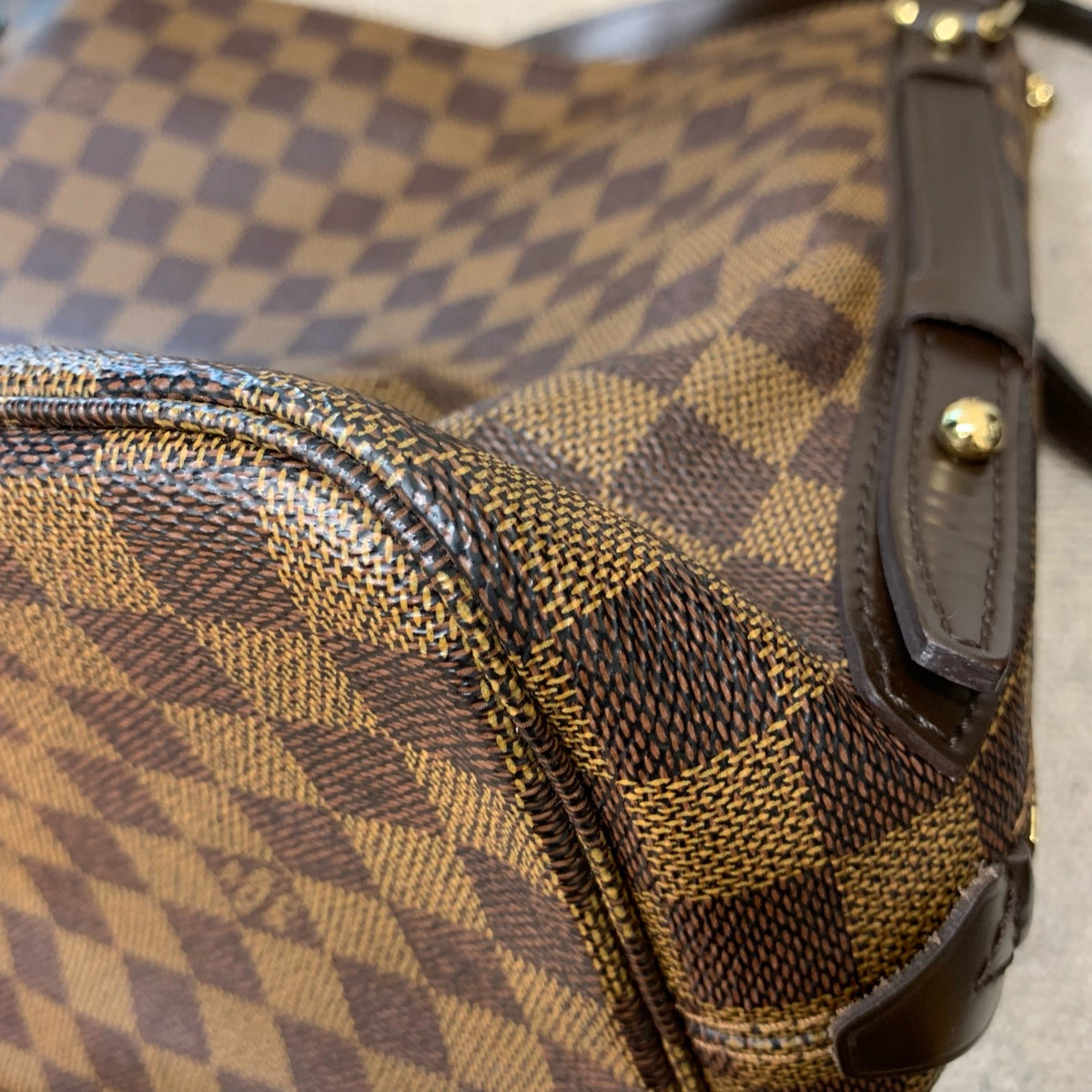 Louis Vuitton - Cabas Rivington - Cloth - Brown