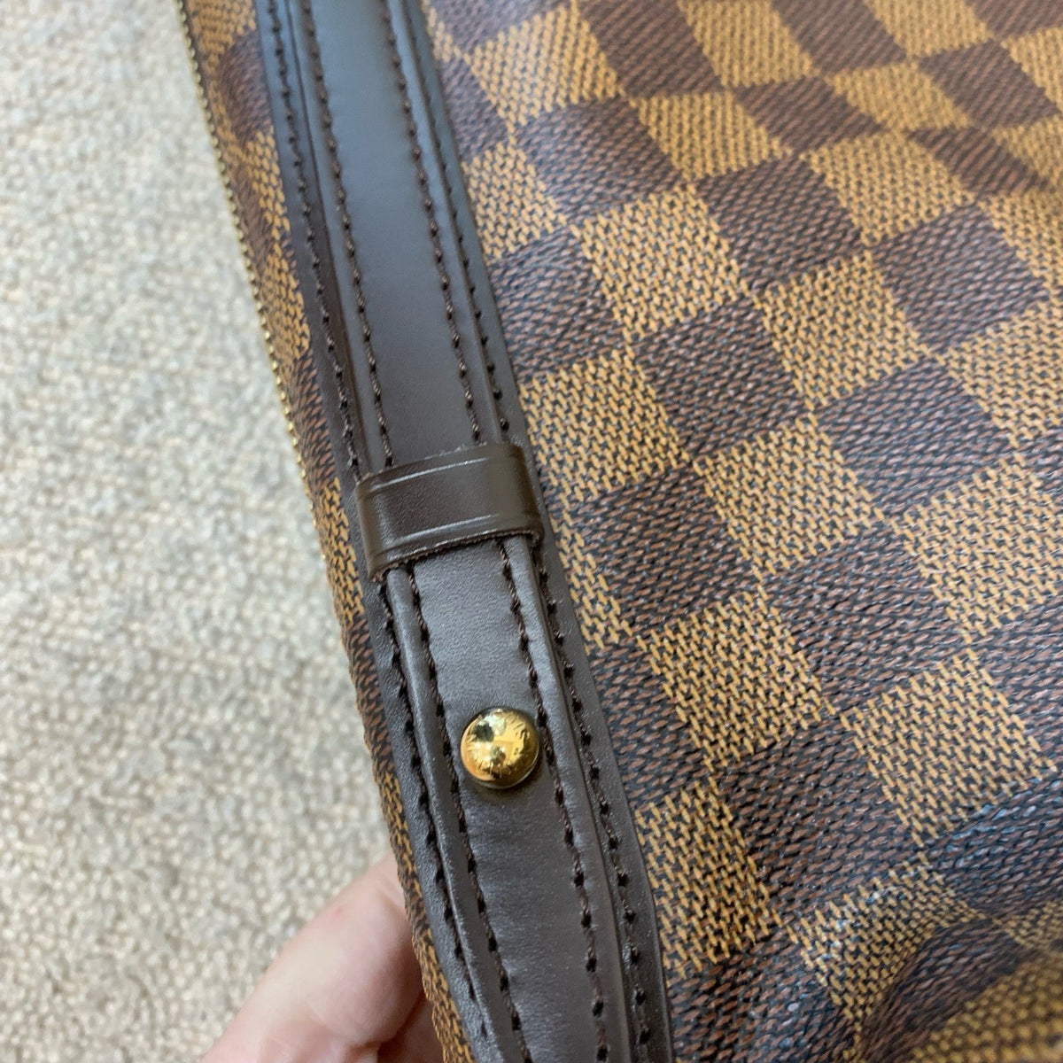 Louis Vuitton - Cabas Rivington - Cloth - Brown