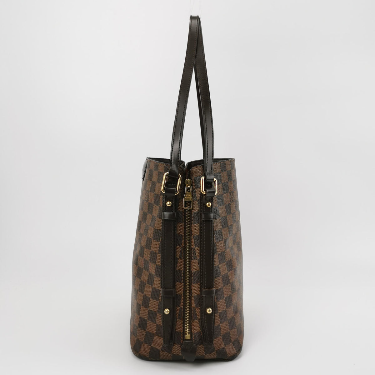Louis Vuitton - Cabas Rivington - Cloth - Brown - (medium)